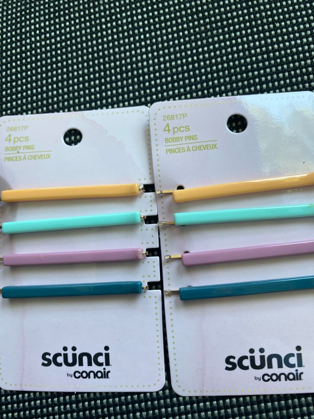 Scünci by Conair Pastel Rectangular Bobby Pins - Multicolor Set